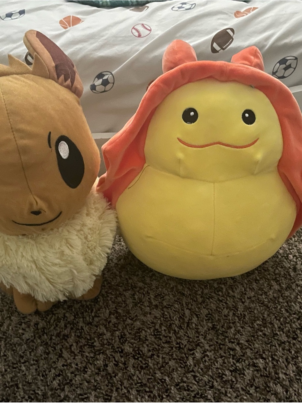 Pokemon Yellow & Orange Plush Small Pet Toy